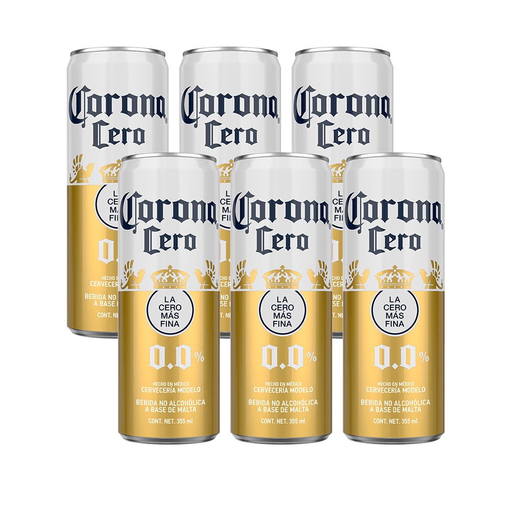 CORONA CERO LATA 355ml 6PACK