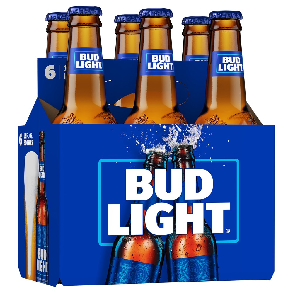 BUD LIGHT BOTELLA 355ml 6PACK