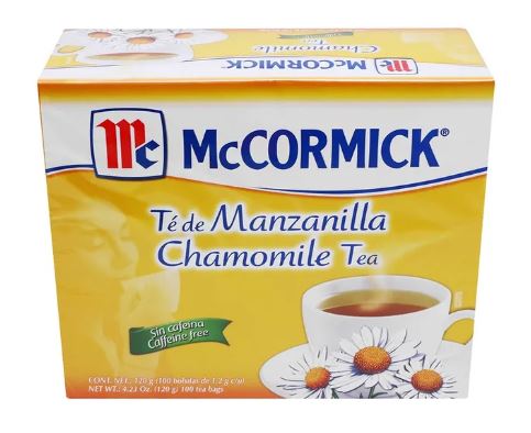 TE MCCORMICK MANZANILLA 100 sobres